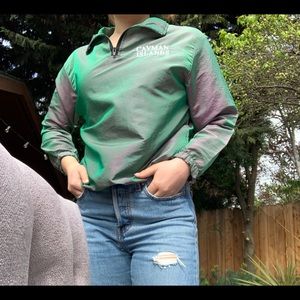 Holographic Cayman Islands Quarter Zip